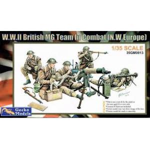 GECKO MODELS 35GM0013 1/35 WW II英國.陸軍 1939-45年.北歐戰區 戰鬥中機槍小組人物