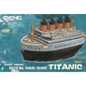 MENG MODELS MOE-001 Q版--電影系列.鐵達尼/泰坦尼克號皇家郵輪/免膠水黏合.扣緊/SNAP-FIT系列 ROYAL MAIL SHIP TITANIC