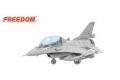 FREEDOM 162012 Q版飛機--台灣.空軍 F-16B BLOCK20'戰隼'戰鬥教練機/第401聯隊太陽神馬拉道塗裝&抗戰勝利70周年紀念
