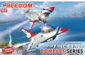 FREEDOM 162714 Q版飛機--美國.空軍 F-16C+D'戰准'戰鬥機組/雷鳥表演小組塗...