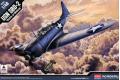 ACADEMY 12335 1/48 WW II美國.海軍 SBD-2'無畏者'俯衝轟炸機/中途島之...