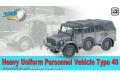 DRAGON 60516 1/72 蒐藏完成品--WW II德國.陸軍 TYPE-40重型人員輪式輸送車(含軟蓬)/1941年東部戰線未知單位
