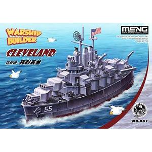 MENG MODELS WB-007 Q版--造艦師.WW II美國.海軍 CL-55丹佛級'克利夫蘭'巡洋艦