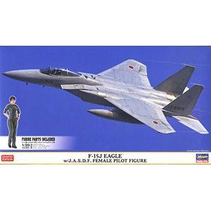 HASEGAWA 02325 1/72 日本.航空自衛隊 F-15J'鷹式'戰鬥機帶1/20女性飛官人物