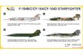 預先訂貨--MARK 1 MKM-144105 1/144 美國.洛克希德公司 F-104B/C/D/CF'星式'戰鬥教練機/2架入