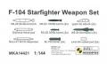 預先訂貨--MARK 1 MKM-14421 1/144 美國.洛克希德公司 F-104'星式'戰鬥...