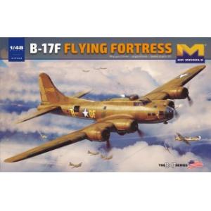 團購.HK MODELS 01F002 1/48 WW II美國.陸軍 波音公司 B-17F'空中堡壘'轟炸機/孟菲斯美女塗裝式樣
