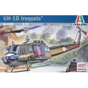 ITALERI 1247 1/72 美國.陸軍 貝爾公司UH-1D'易洛魁人'通用直升機 
