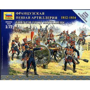 ZVEZDA 6810 1/72 1812-1814年.拿破崙俄法戰爭時期--法國.步行炮兵人物組