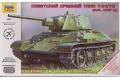 ZVEZDA 5001 1/72 WW II蘇聯.陸軍 T-34/76坦克