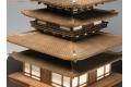 FUJIMI 50022 1/100 建築物系列--(5)藥師寺.東塔 YAKUSHIJI EAST PAGODA