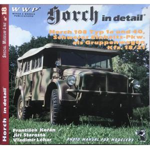 WWP出版社 N#18-416090 IN DETAIL系列--WW II德國.陸軍  '霍希/HORCH'軍用卡車