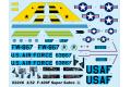 TRUMPETER 02246 1/32 美國.空軍 北美公司F-100F'超級軍刀式'戰鬥教練機