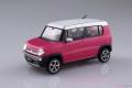 AOSHIMA 054154-01-B 1/32 鈴木汽車 HESTLER方塊車/金屬糖果粉紅色/免塗裝免膠水黏合,卡緊SNAP模型