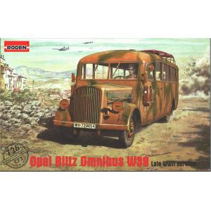 RODEN 726 1/72 WW II德國.陸軍 歐寶汽車 W39'突擊'公共巴士