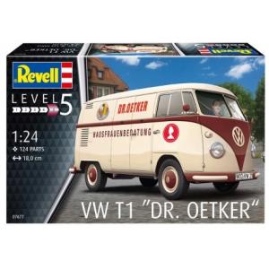 REVELL 07677 1/24 VW福斯汽車 T1 DR.OETKER歐特家博士德國百年食品品牌塗裝麵包車