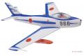 PLATZ SP-150 1/144 日本.航空自衛隊 三菱公司F-86F'軍刀式'戰鬥機/藍色衝擊表演隊式樣.6架入