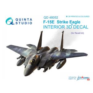 團購.QUINTA STUDIO QD48052 1/48 美國.空軍 波音公司F-15E'打擊鷹'攻擊機適用立體彩色貼紙