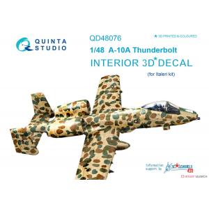 團購.QUINTA STUDIO QD48076 1/48 美國.空軍 費爾柴德公司A-10'雷霆II式'攻擊機適用立體彩色貼紙