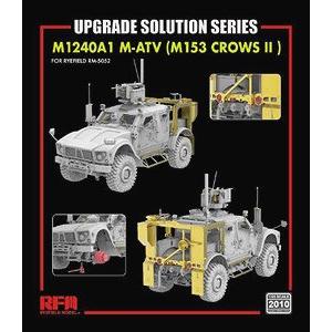 麥田模型/RFM MODELS RM-2010 1/35 美國.陸軍 M-1240A1 M-AT防地雷伏擊車用M-153烏鴉武器站升級套件組 M-153 CROWS II upgrade solution set