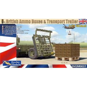 GECKO MODELS 35GM0037 1/35英國.陸軍 彈藥箱&運輸尾車 