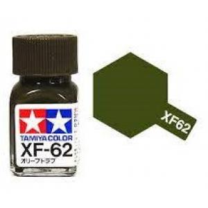 TAMIYA xF-62  琺瑯系油性/消光橄欖綠色 OLIVE DRAB