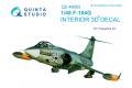 團購 QUINTA STUDIO QD48063 1/48 美國.洛克希德公司 F-104G'星式'戰鬥機適用立體水貼紙