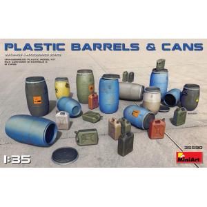 MINIART 35590 1/35 塑膠製桶與罐