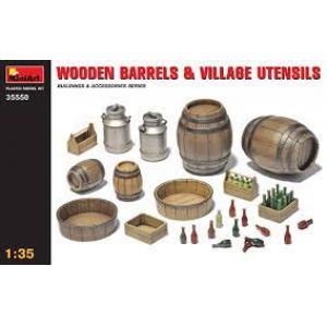 MINIART 35550 1/35 木頭製桶子與鄉村用具