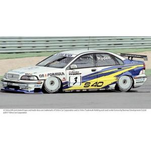 預先訂貨--PLATZ PN-24034 1/24 瑞典 富豪汽車 S-40轎跑車/1997年.英國房車/BTTC賽事優勝式樣