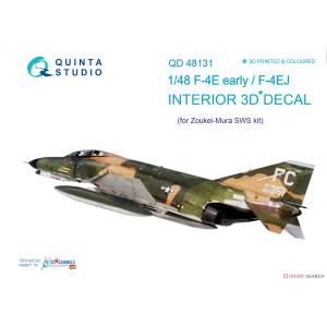 團購 QUINTA STUDIO QD48131 1/48 美國.空軍 麥克唐納公司F-4/4EJ'幽靈.鬼怪II'戰鬥轟炸機適用立體彩色貼紙