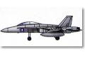 TRUMPETER 06234 1/350 美國.海軍 麥克唐納道格拉斯公司 F/A-18D'大黃蜂'戰鬥教練機