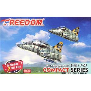 FREEDOM 162706 Q版--台灣.空軍 F-5E & F-5F'老虎II'戰鬥&教練機/虎紋塗裝式樣/限量300盒(2架入)