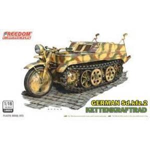 FREEDOM 16001 1/16 WW II德國.陸軍 Sd.Kfz.2半履帶摩托車