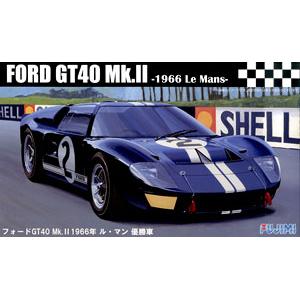 FUJIMI 126036-RS-16 1/24 福特汽車 GT-40 MK-11賽車/1966年利曼賽事2號優勝車式樣