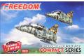 FREEDOM 162706 Q版--台灣.空軍 F-5E & F-5F'老虎II'戰鬥&教練機/虎紋塗裝式樣/限量300盒(2架入)