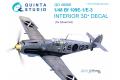 團購 QUINTA STUDIO QD48086 1/48 WW II德國.空軍 梅賽斯密特公司 BF-109 E1/E3 戰鬥機適用立體水貼紙