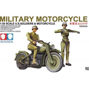 SUYATA SW004 1/35 美軍 士兵&摩托車 可動人形