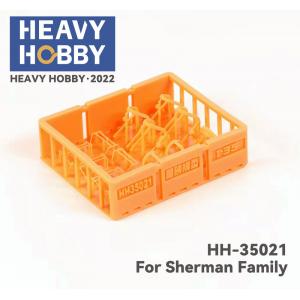 團購 HEAVY HOBBY HH35021 1/35 3D列印 二戰美軍謝爾曼通用防撞護欄 兩車份