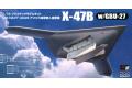 PLATZ 01937 1/72 美國美國海軍X-47B無人機 w/GBU-27