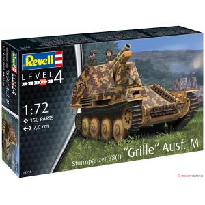 REVELL 03315 1/72 二戰德國 蟋蟀式自走砲 Sturmpanzer 38(t) Grille Ausf.M