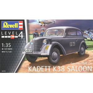 REVELL 03270 1/35 二戰德國 歐寶汽車 軍用公務車 Staff Car Kadett K38 Saloon