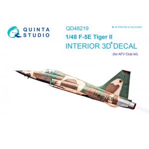 團購 Quinta Studio QD48219 1/48 美軍小鷹號戰機 F-5F Tiger II 3D立體浮雕水貼 for AFV