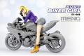 MENG ES-008 1/9 WF2020 美女騎士 Race BIKER GIRL PRE-COLORED 樹脂悅色版 川崎“NINJA”系列