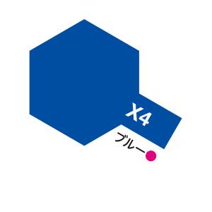 TAMIYA x-4  琺瑯系油性/藍色 BLUE