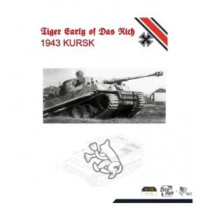 團購.邊境與易模型合作 TK-7203 1/72 Tiger I KURSK 1943