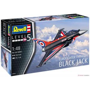 REVELL 03820 1/48 歐洲 颱風戰鬥機 Eurofighter Typhoon `Black Jack`